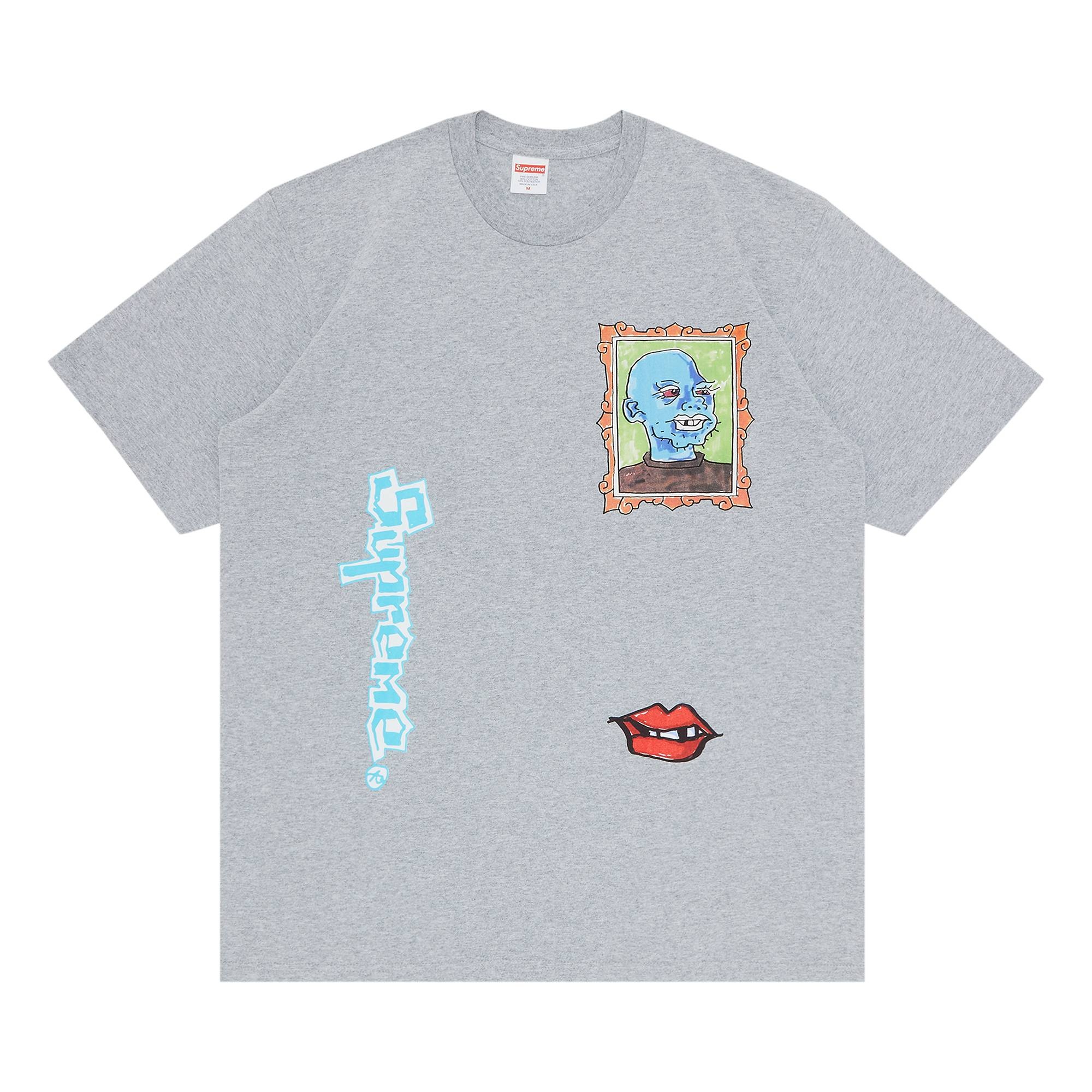 Supreme Gonz Portrait Tee 'Heather Grey' - 1