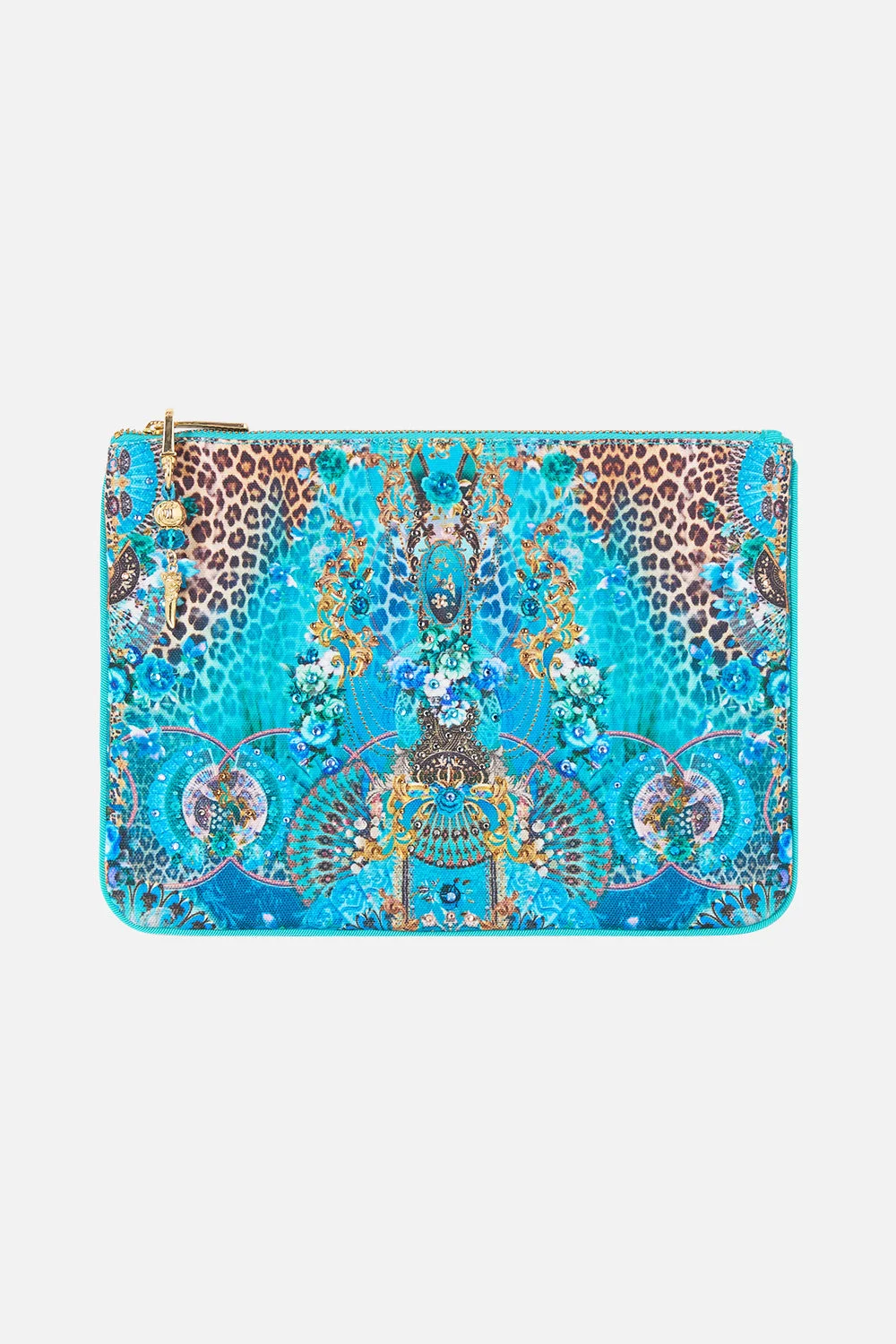 SMALL CANVAS CLUTCH FLAMENCO EUPHORIA - 1