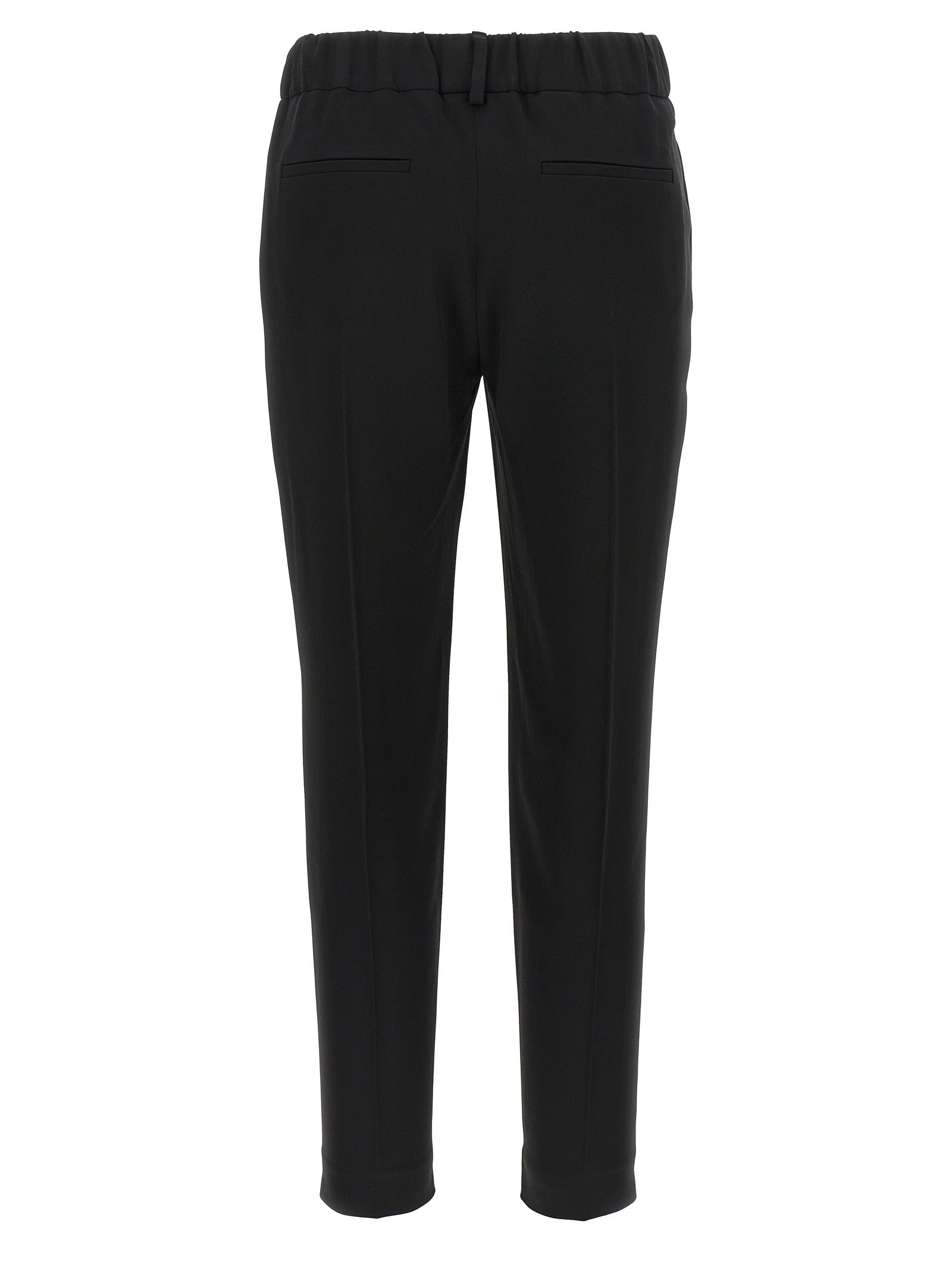 Silk Blend Pants Black - 2
