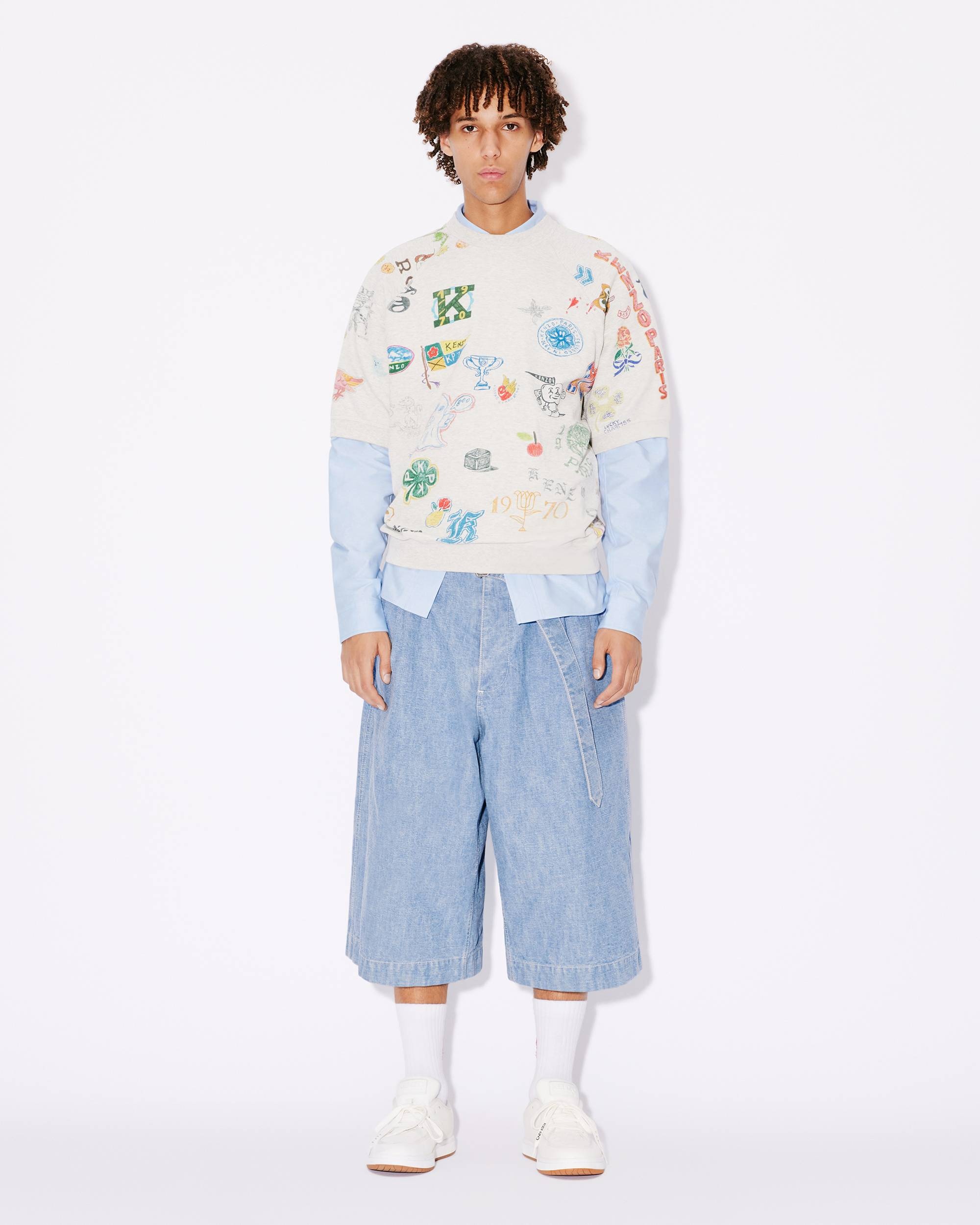 'KENZO Drawn Varsity' T-shirt - 5