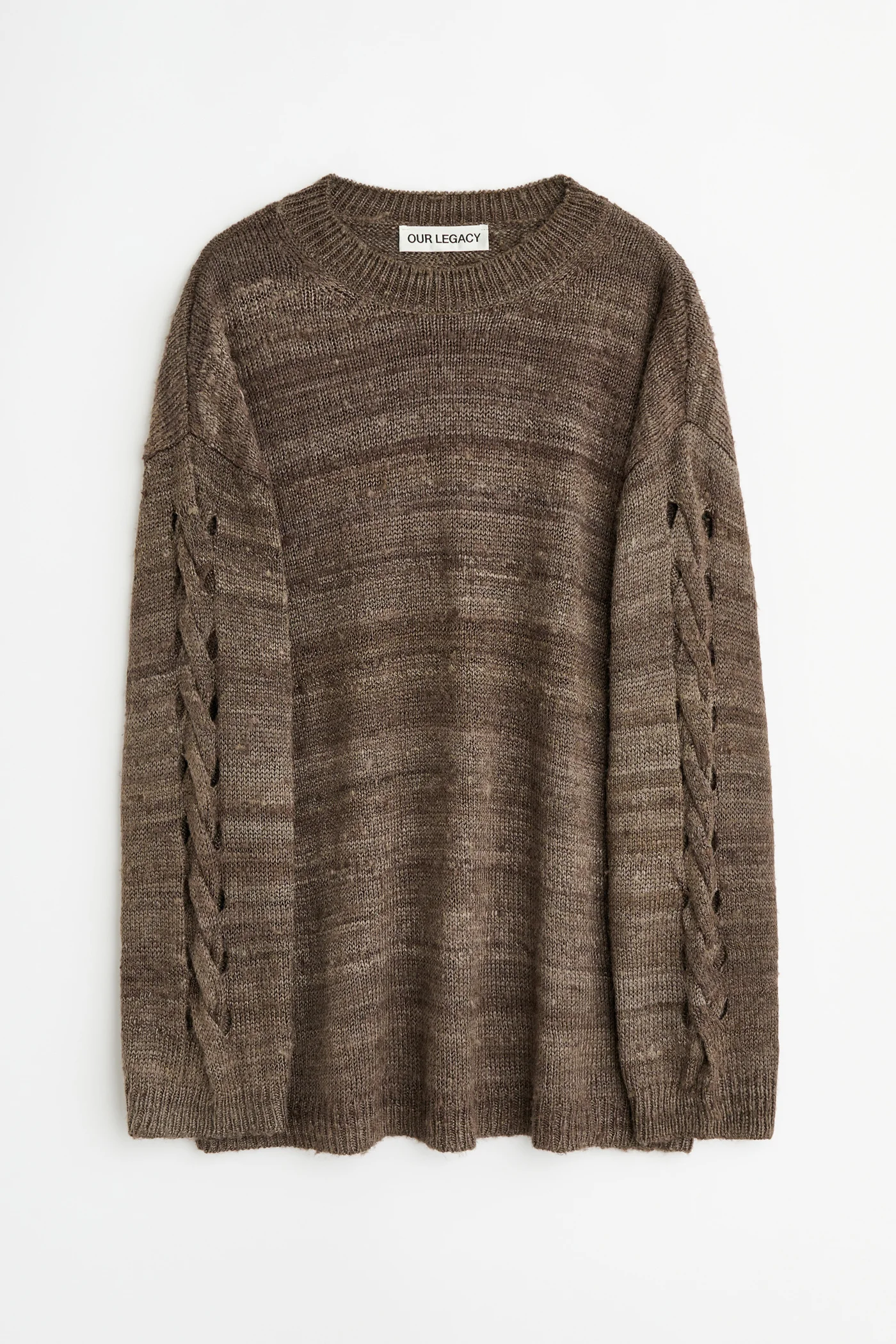 Popover Roundneck Wathered Earth Handspun Silk - 1