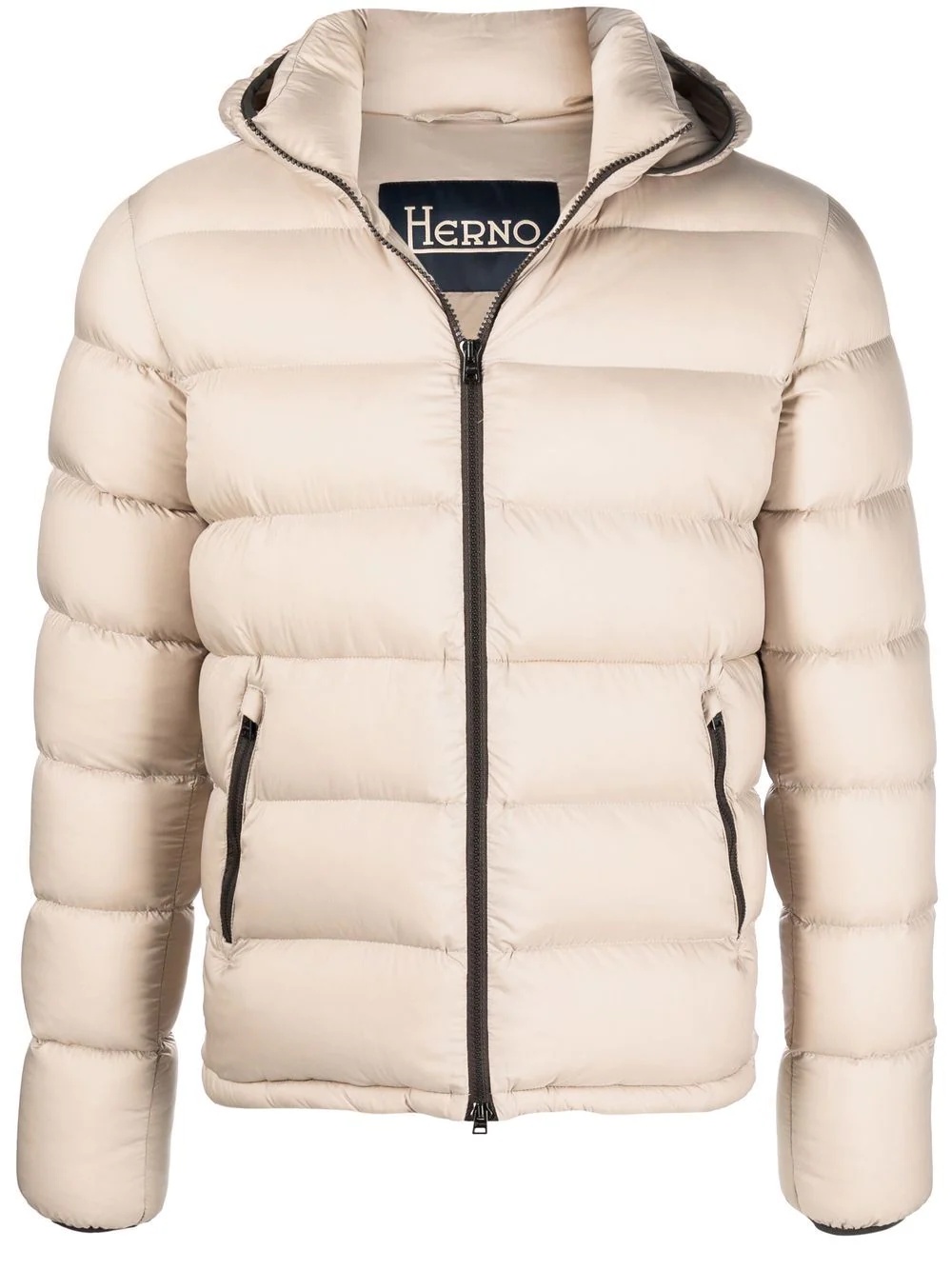padded quilted coat - 1