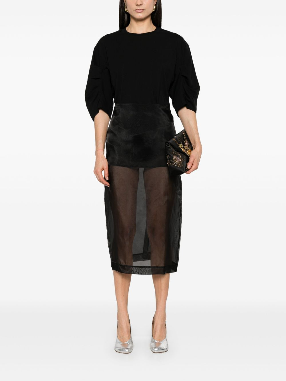 Dries Van Noten Women Heynet Cotton T-Shirt - 4