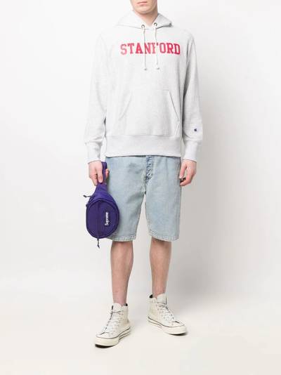 Champion Stanford-print drawstring hoodie outlook