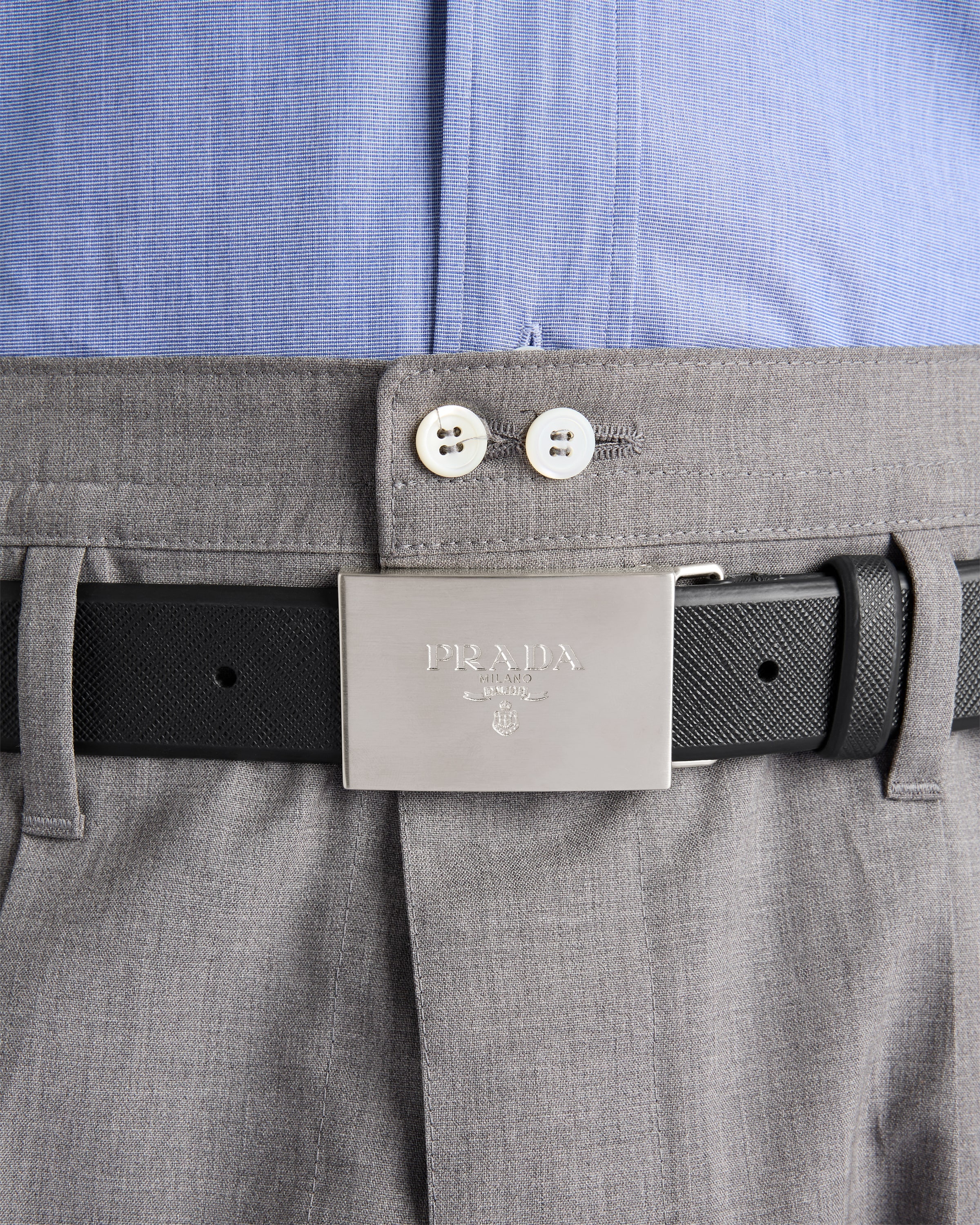 Saffiano leather belt - 2