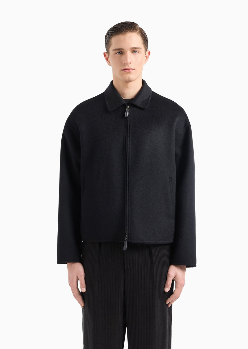 더블 캐시미어 천 blouson 2