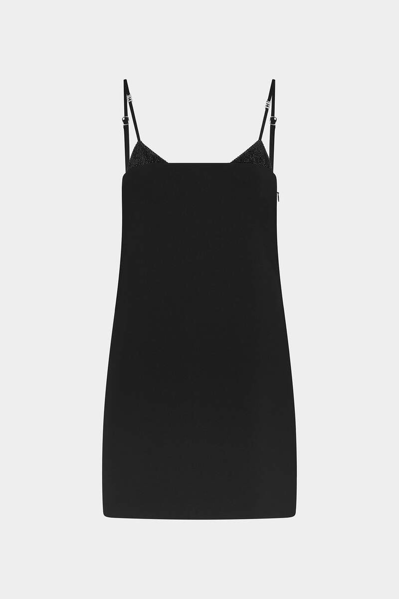 ICON LEATHER TRIM DRESS 1