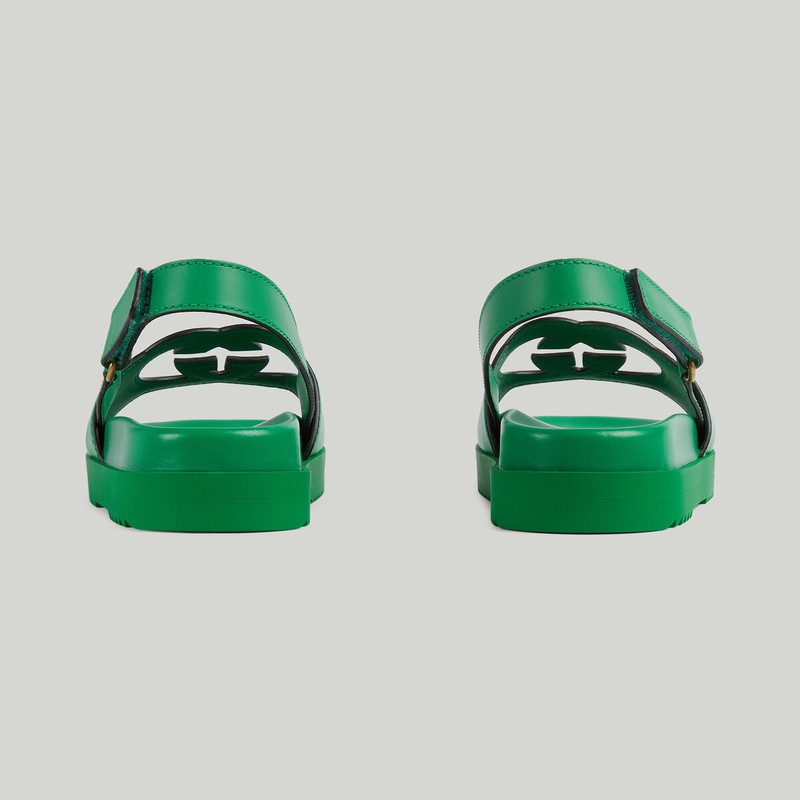 GUCCI Women's Interlocking G sandal outlook