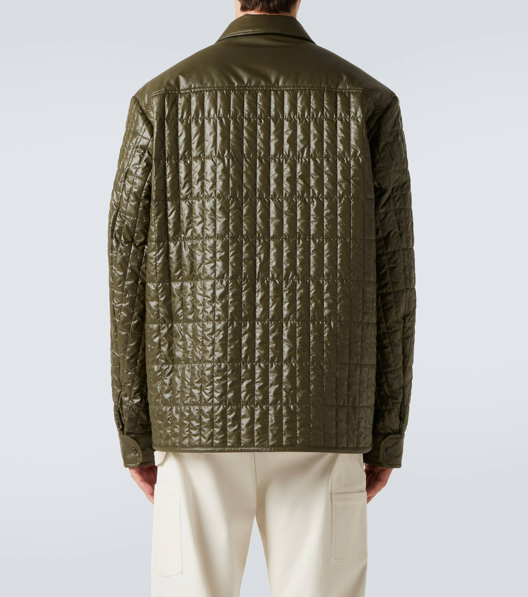 Madiere padded quilted shirt jacket - 4