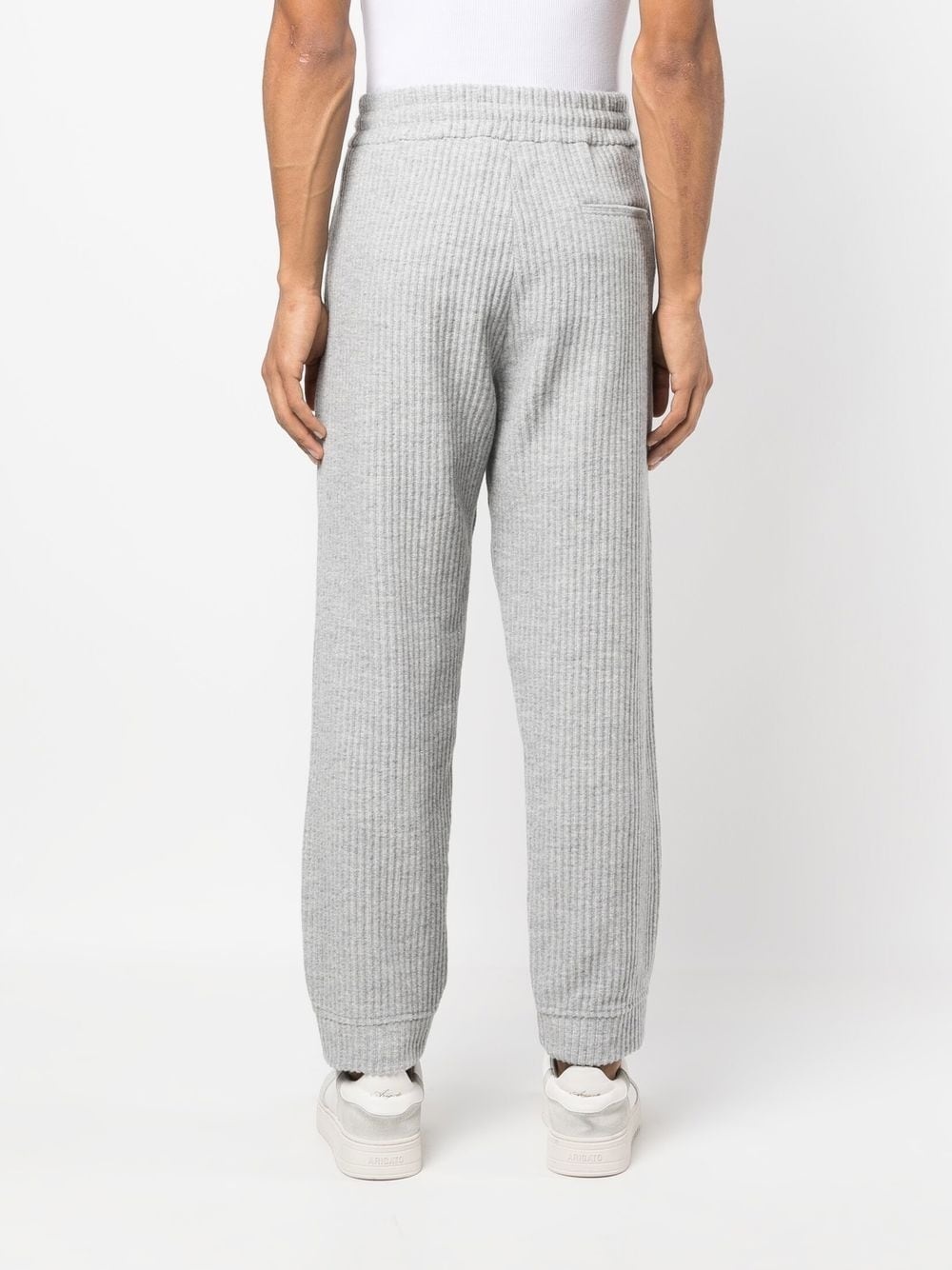 ribbed track pants - 4