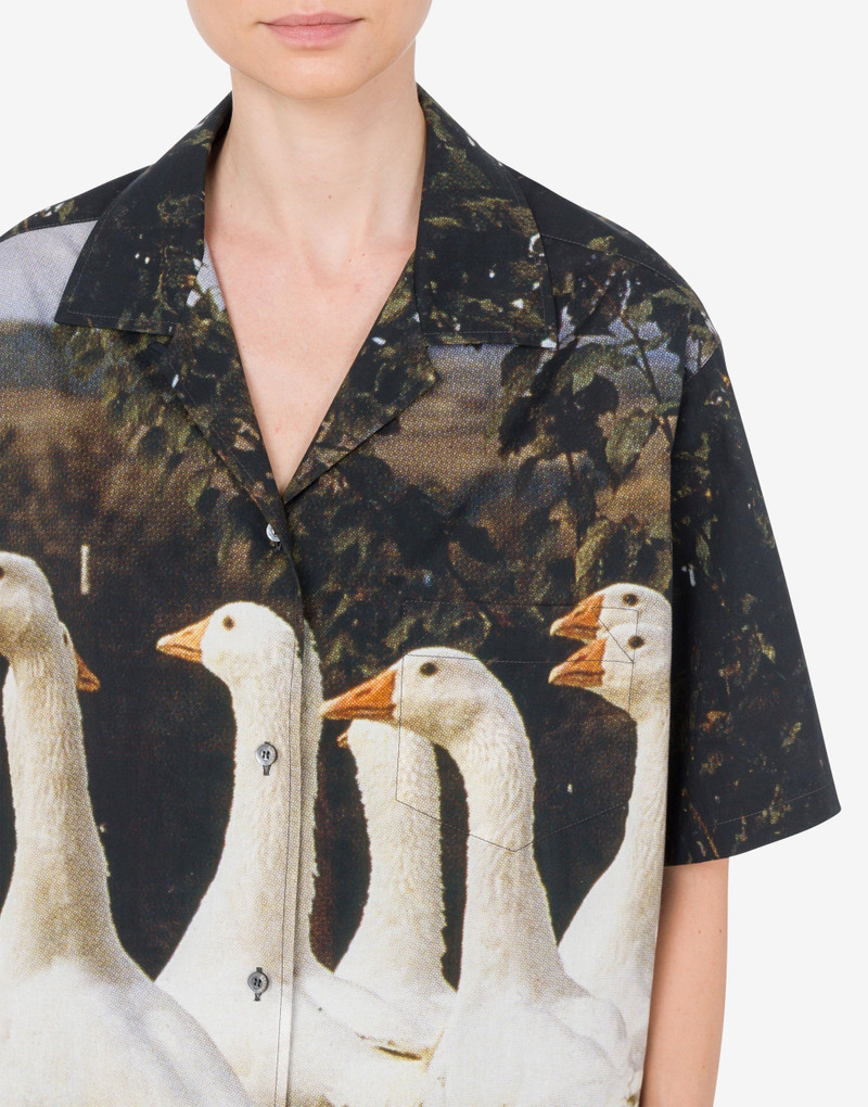 COTTON VOILE SHIRT GOOSE 프린트 3