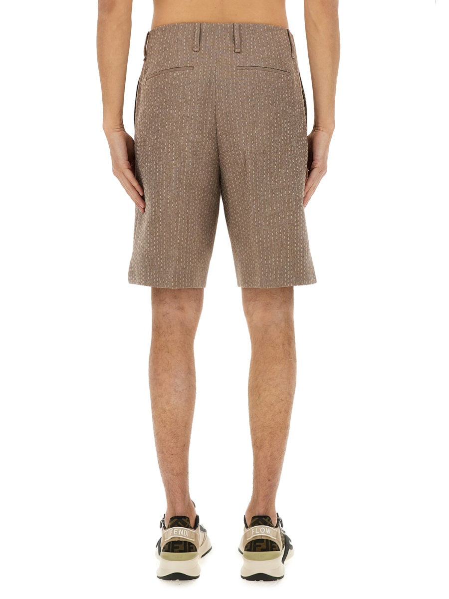 Jacquard Bermuda Shorts - 4