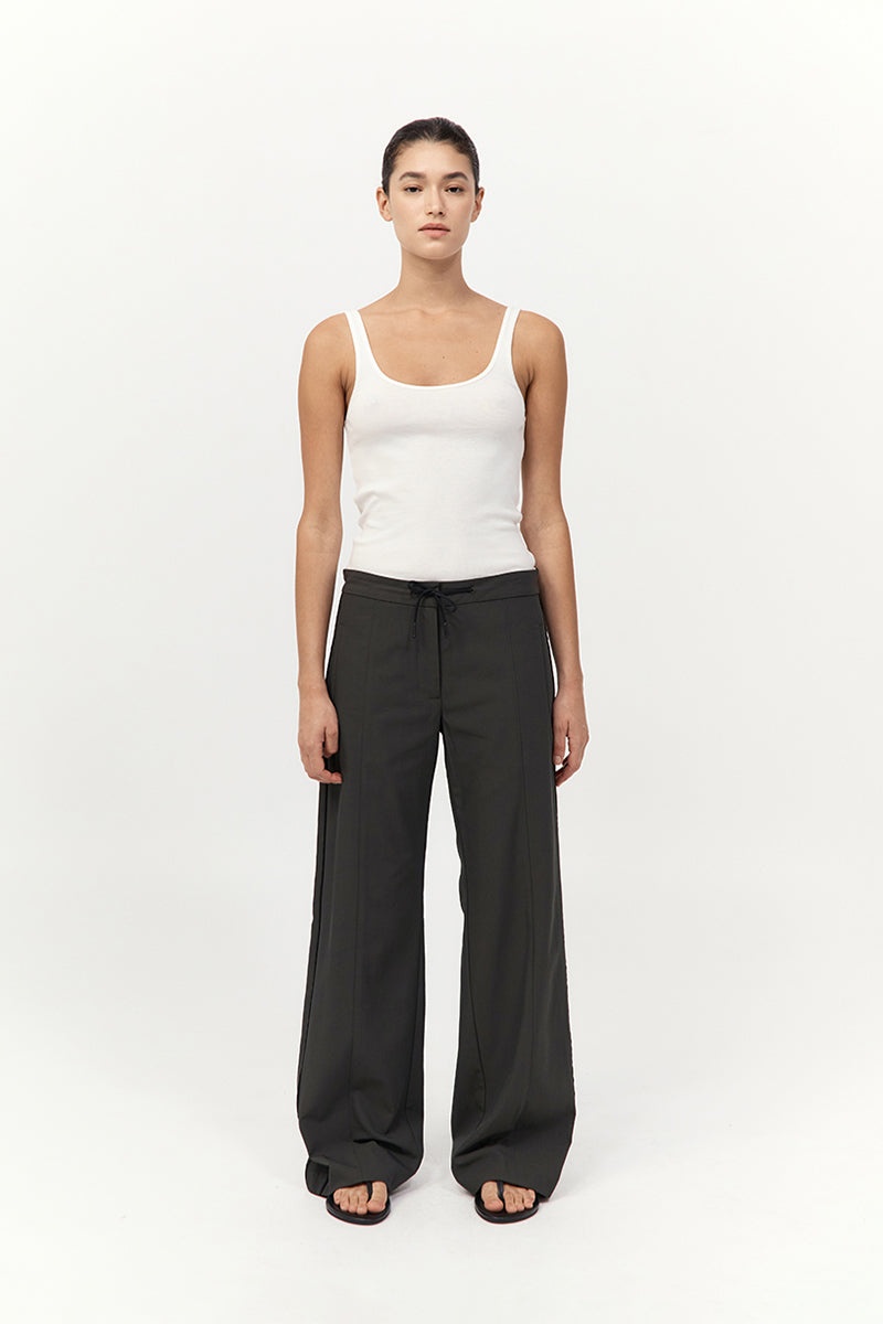 Tailored Track Pants - Black Olive - 5