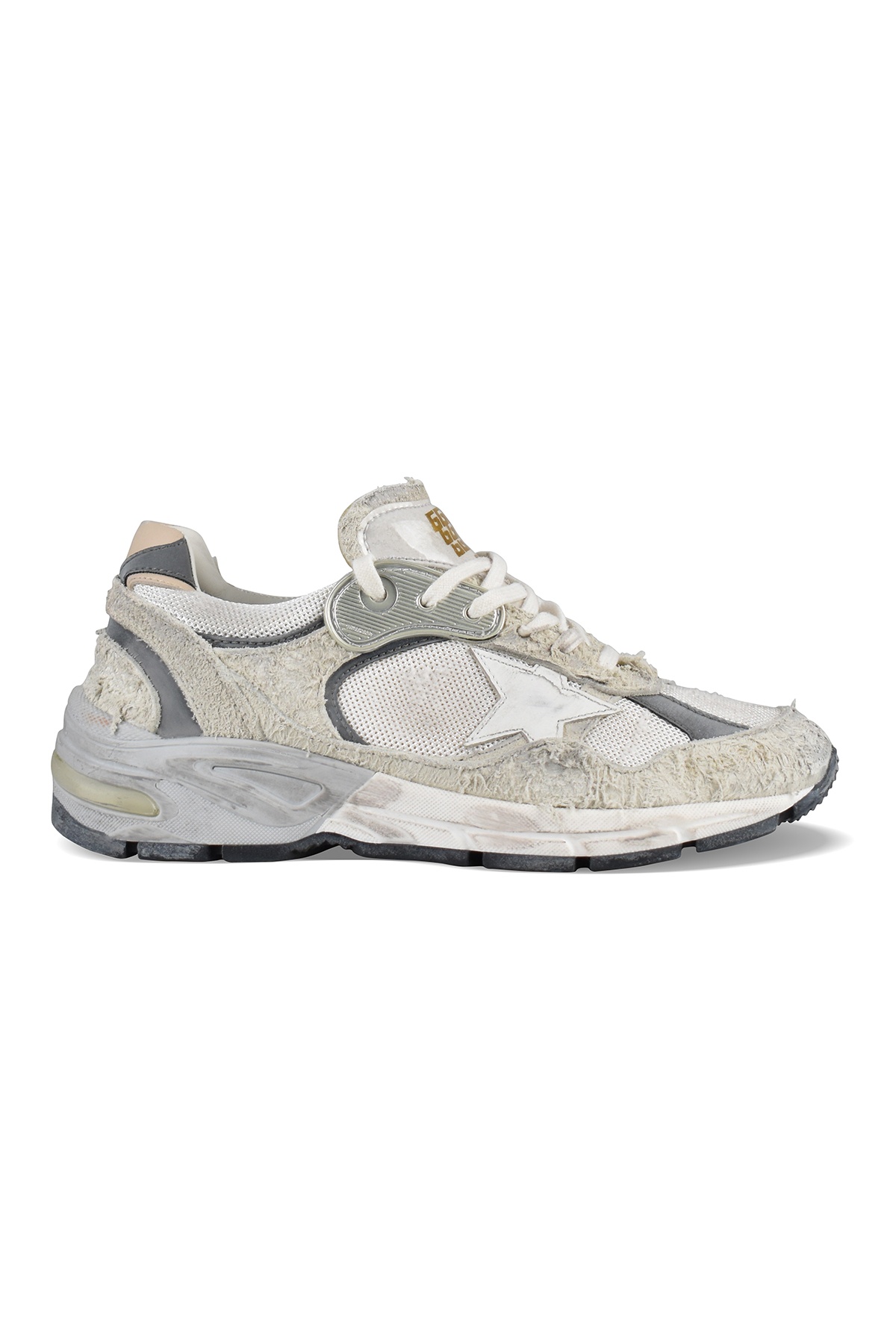 【関税込み】GOLDEN  RUNNING DAD' SNEAKERS Golden Goose Running Dad Sneaker in Grey/Silver/White