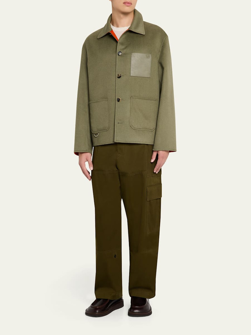 Loewe Men's Wool-Cashmere Shirt Jacket outlook