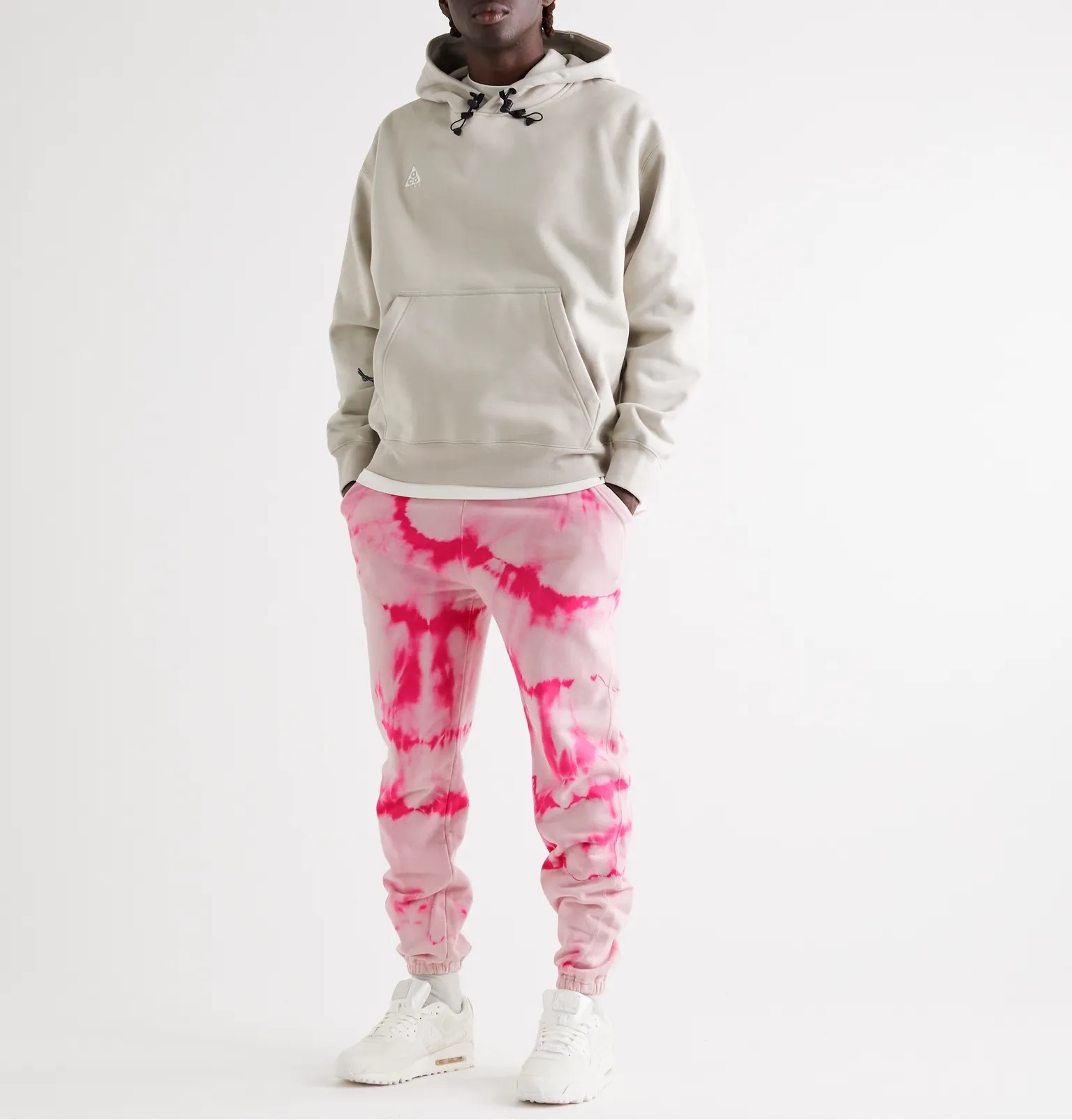 LA Tapered Tie-Dyed Loopback Cotton-Jersey Sweatpants - 2