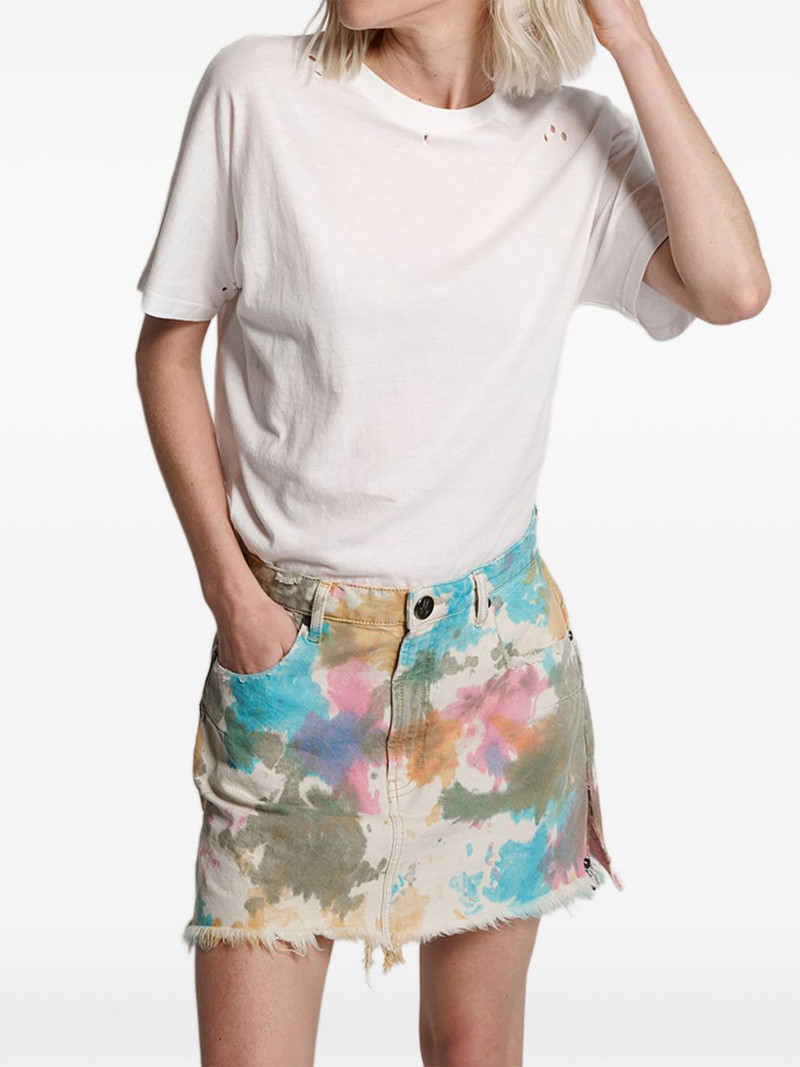 ONE TEASPOON tie-dye frayed skirt outlook
