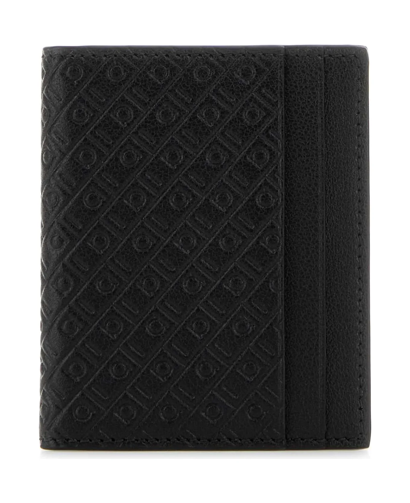 Black Leather Card Holder - 1