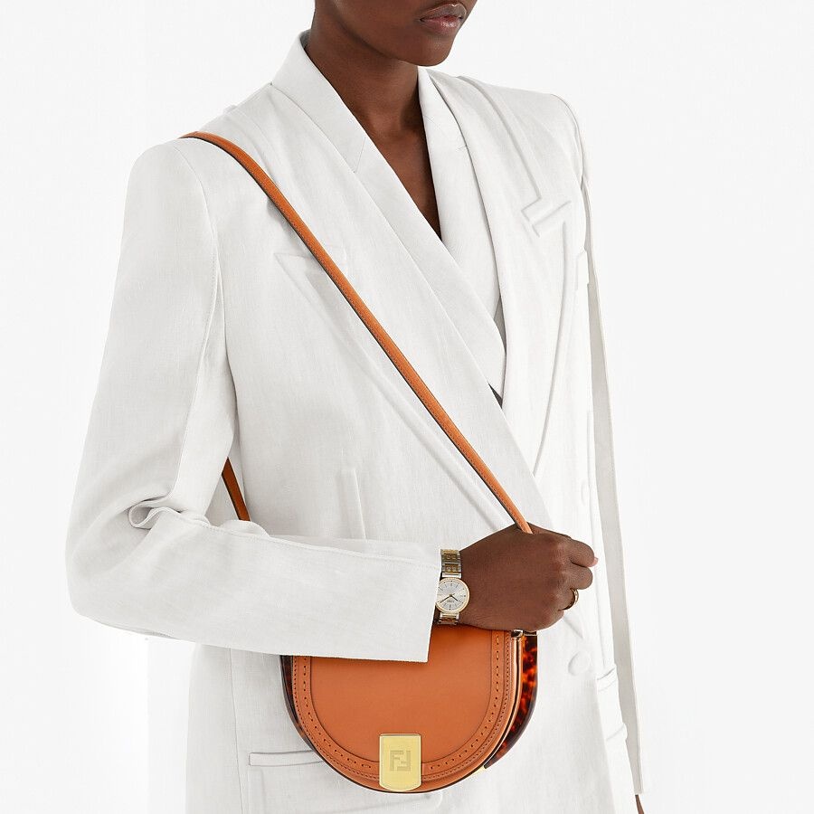 Brown leather bag - 2