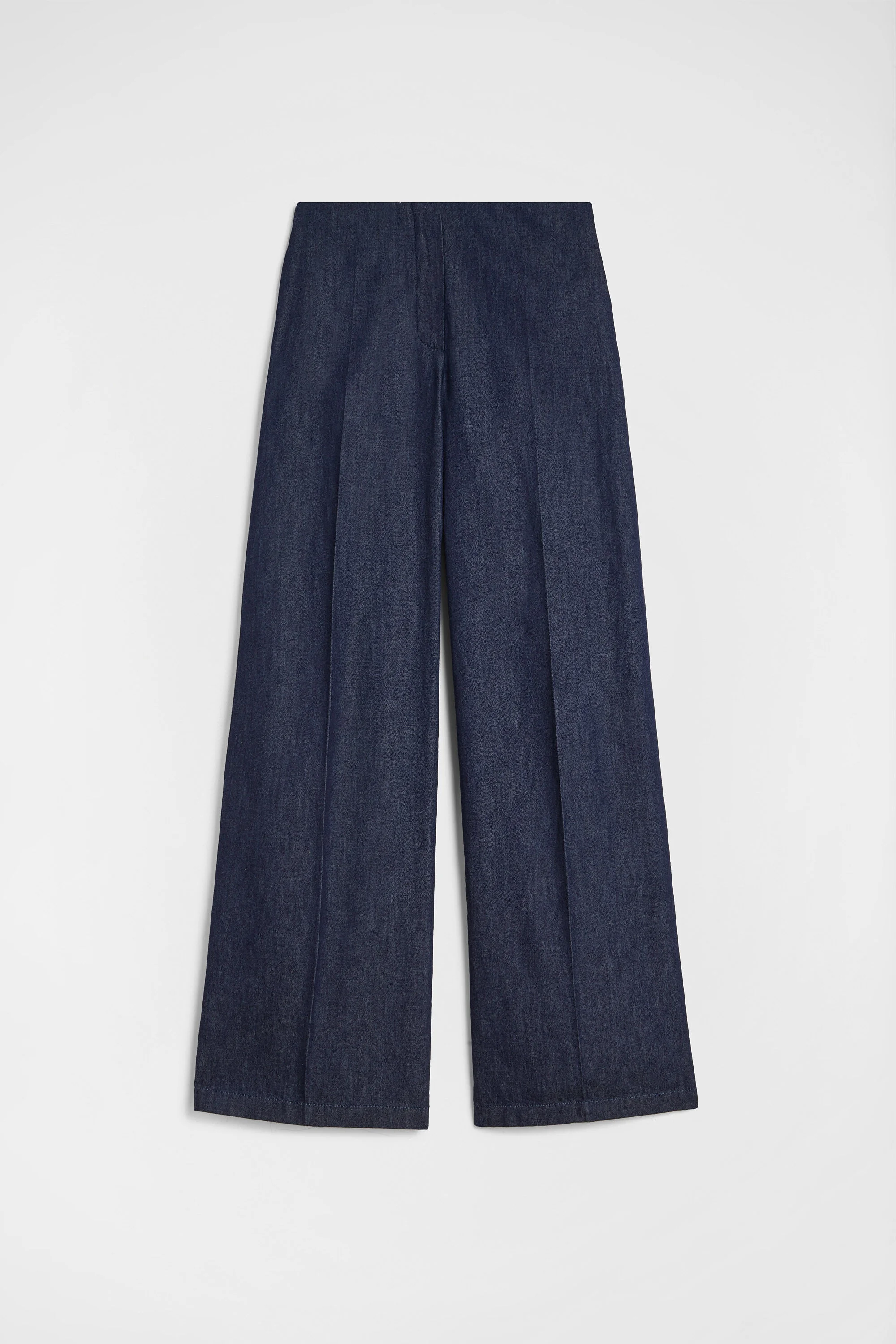 Cotton Chambray Trousers - 1