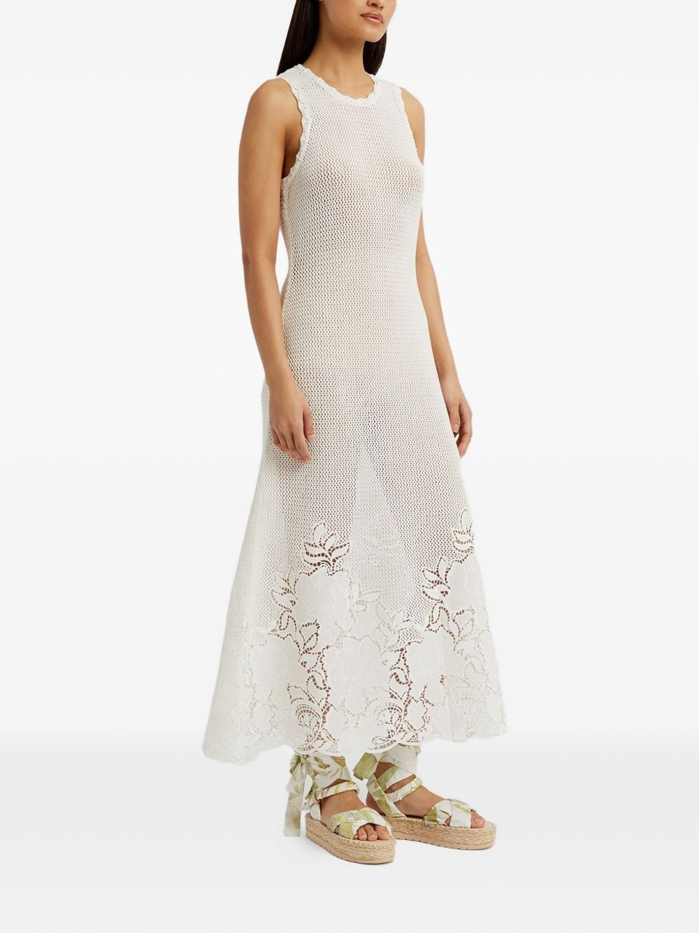 sleeveless midi dress - 3