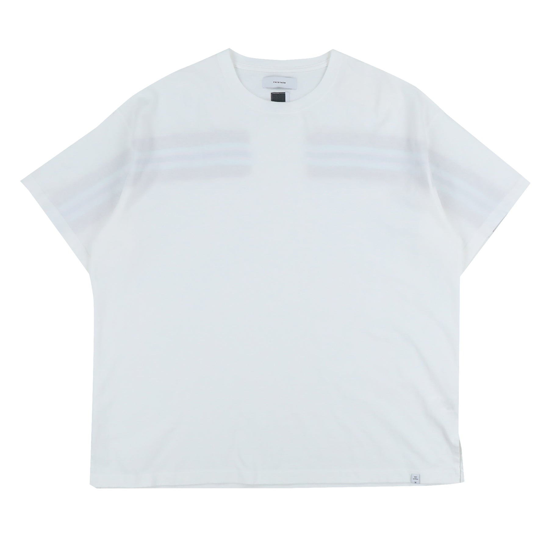 RIB BIG TEE / WHT - 2