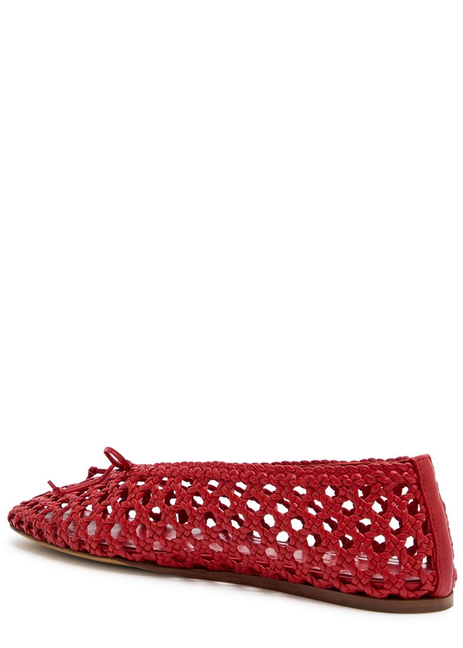 LE Monde Beryl Regency Woven Leather Ballet Flats - 2