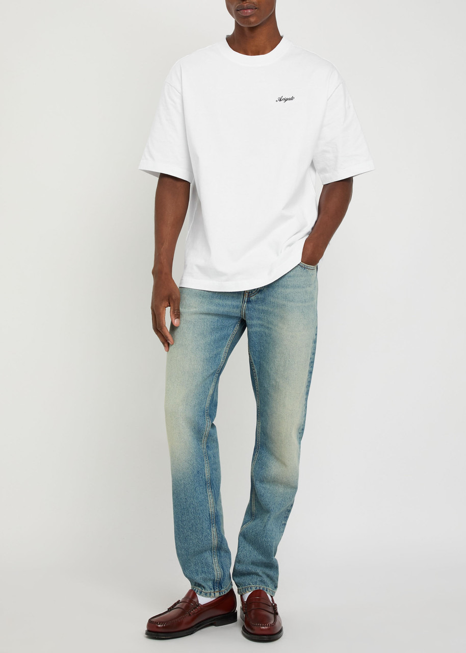 Axel Arigato Honor Logo-embroidered Cotton T-shirt - 4