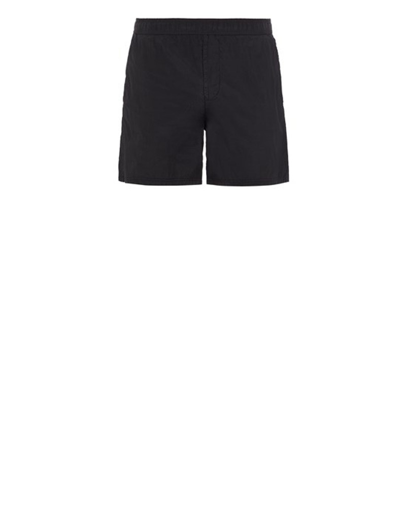 B0842 NYLON METAL IN ECONYL® REGENERATED NYLON,'INSTITUTIONAL ONE' PRINT BLACK 1