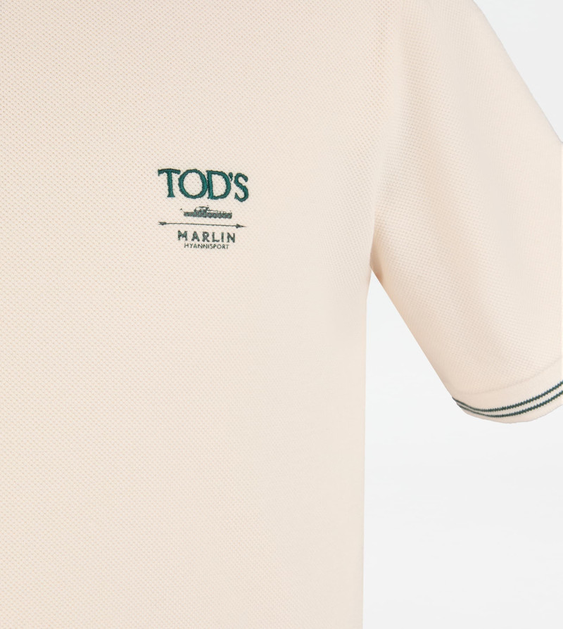 POLO SHIRT IN PIQUET - BEIGE 3
