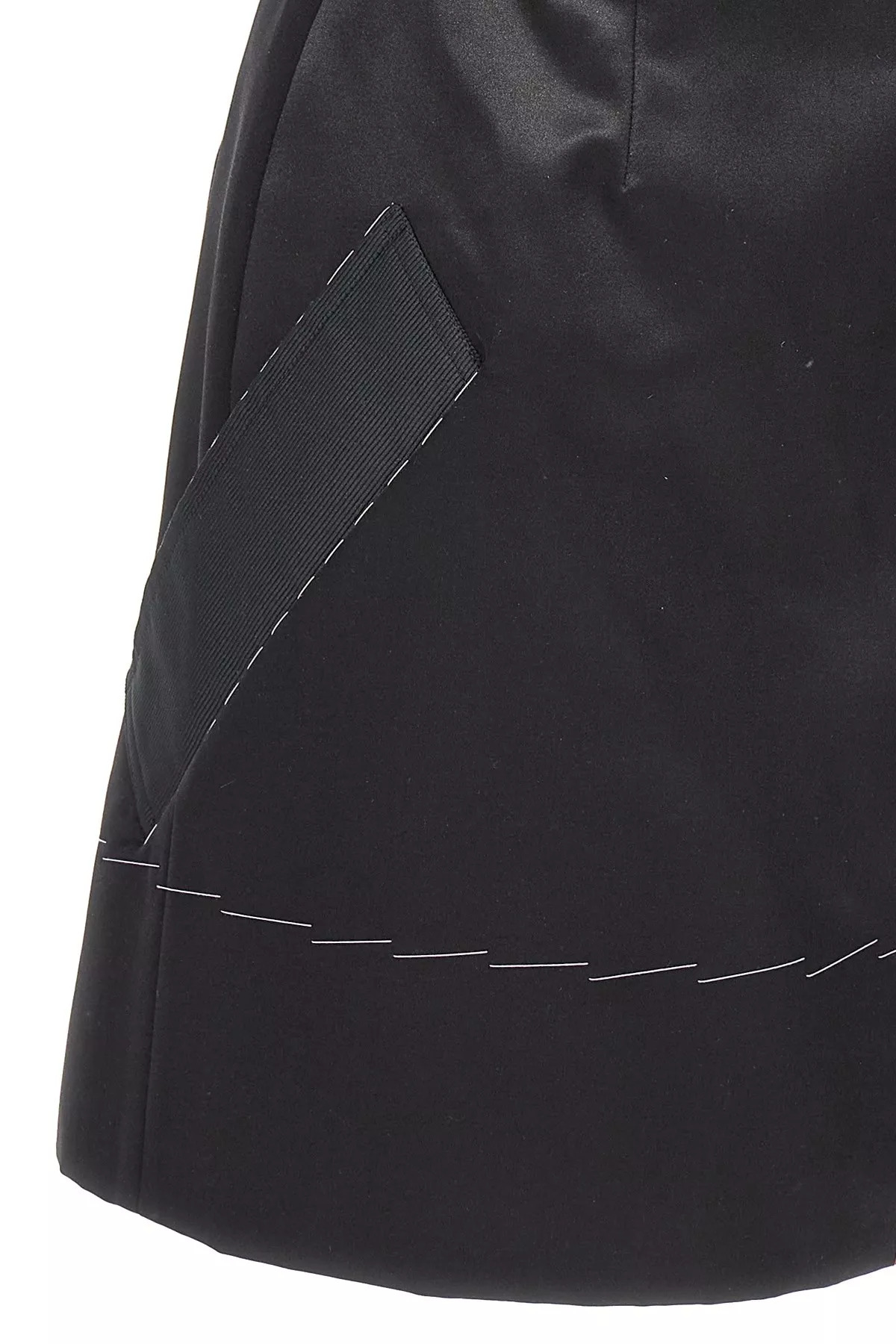 Contrast stitching corset dress - 5