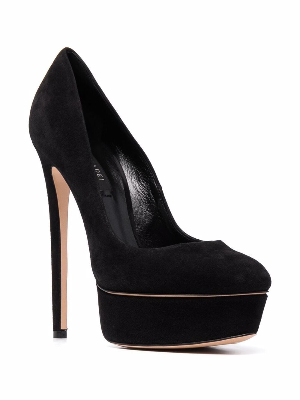 Flora suede-leather pumps - 2