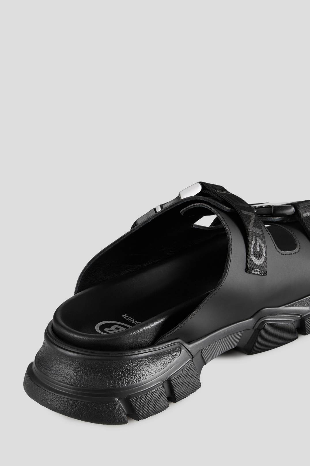 LAGOS SLIP-ONS WITH STRAPS IN BLACK - 7