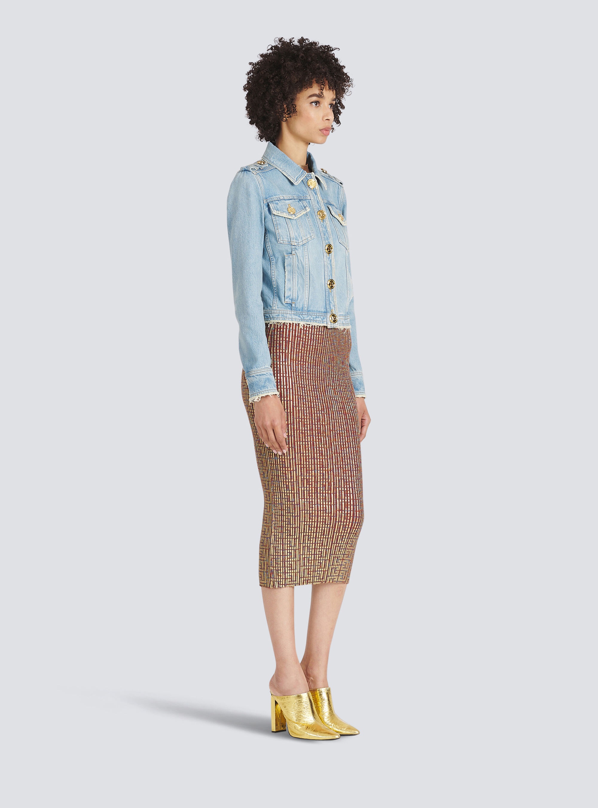 Vintage denim jacket - 5