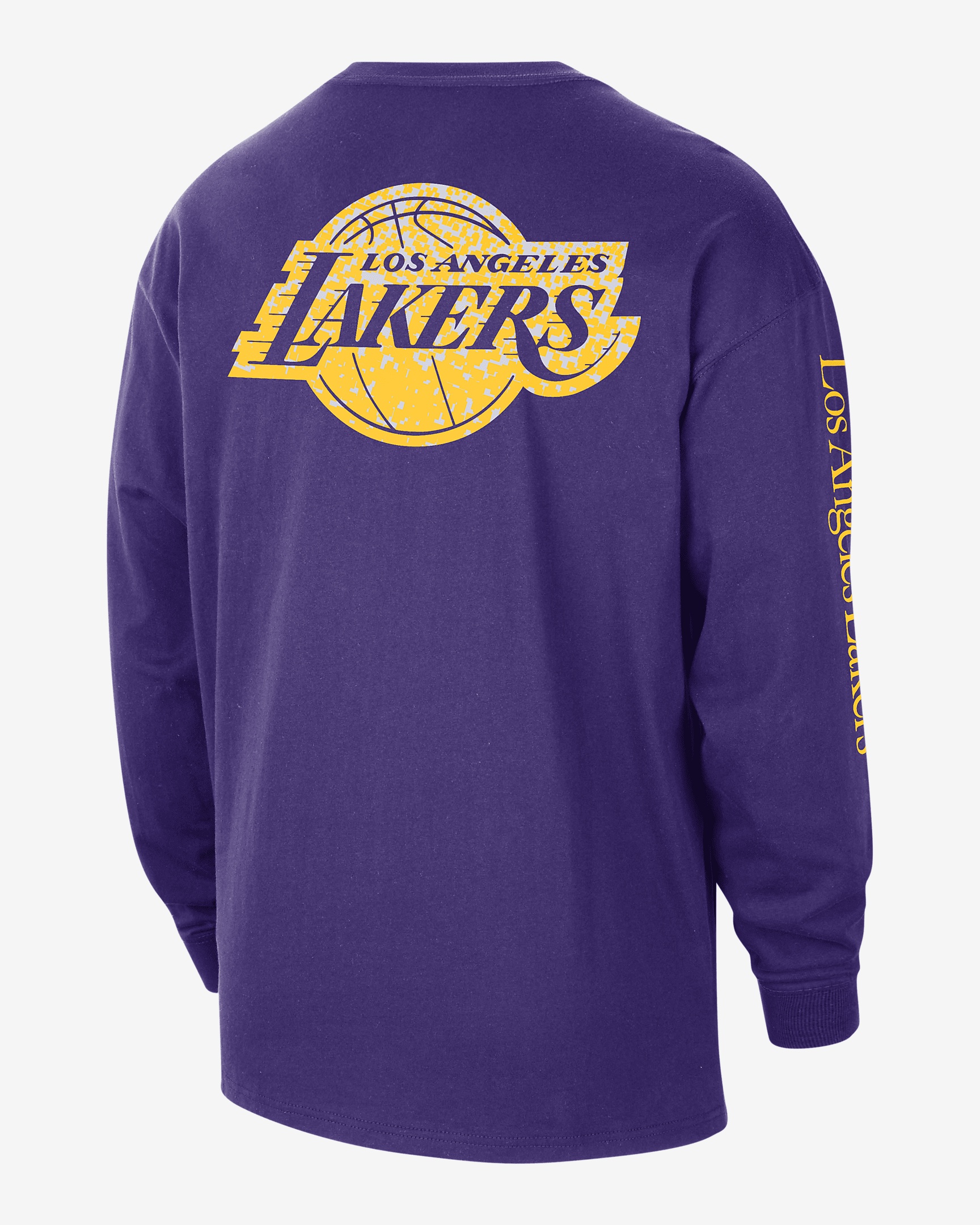 Los Angeles Lakers Courtside Nike Men's NBA Long-Sleeve Max90 T-Shirt - 2