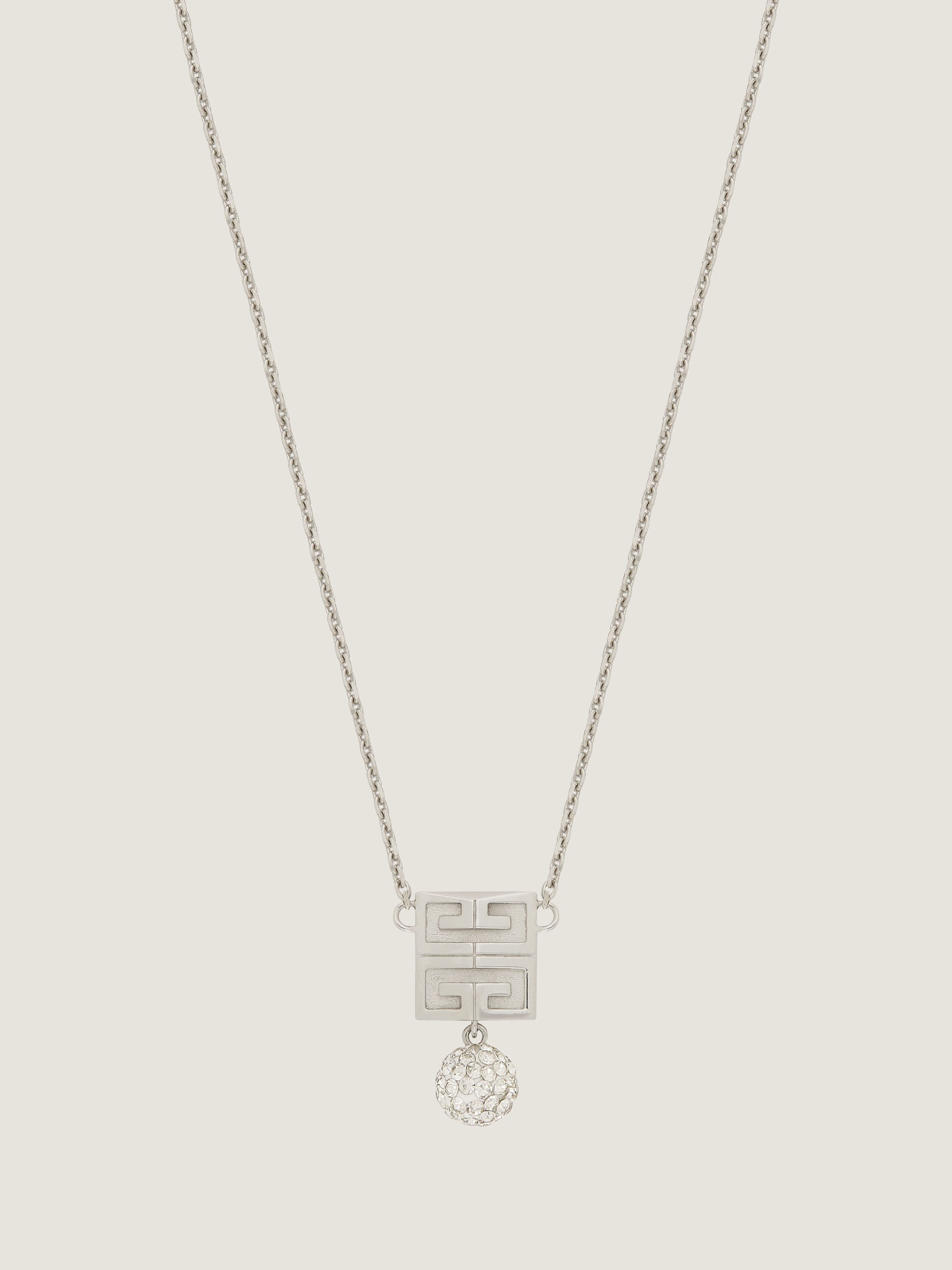 4G NECKLACE IN METAL WITH CRYSTALS - 3