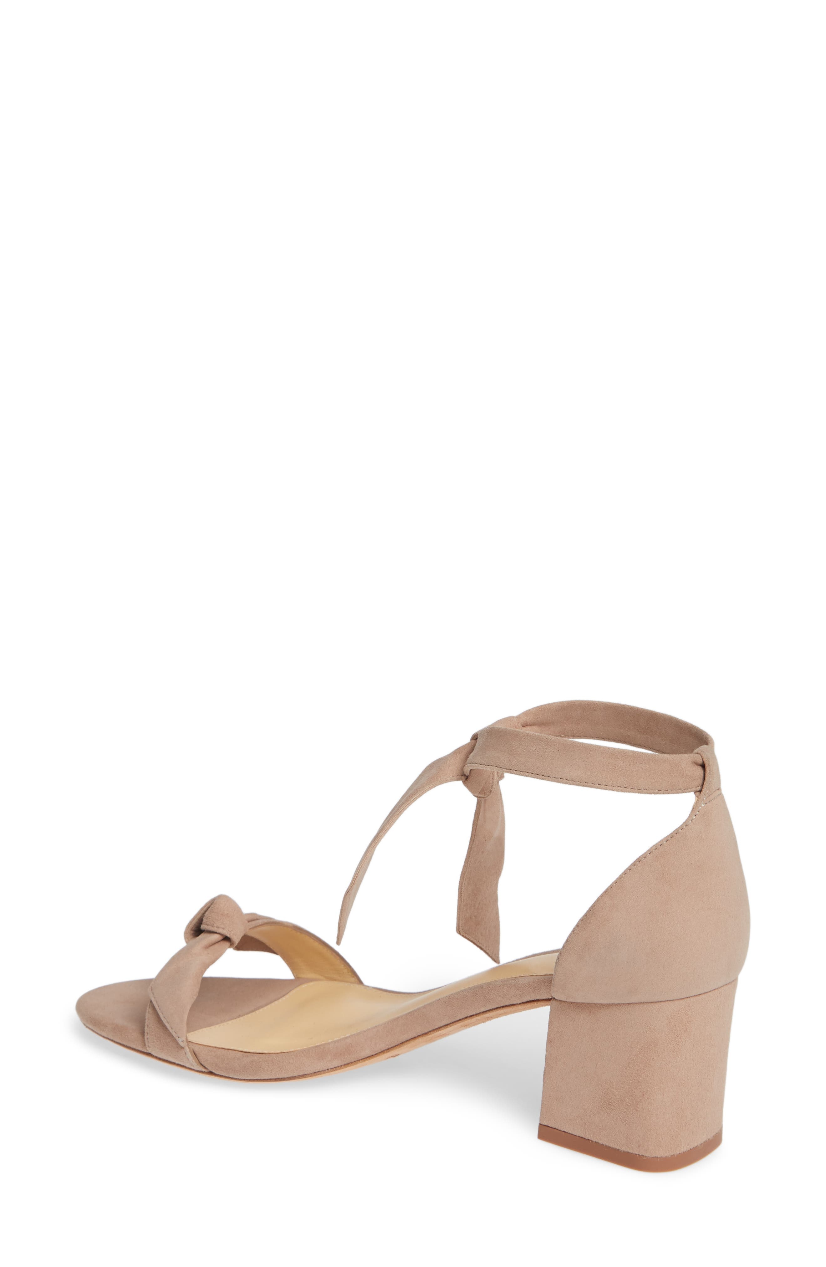 Alexandre Birman Clarita Block Heel Sandal in Cameo Suede at Nordstrom - 2