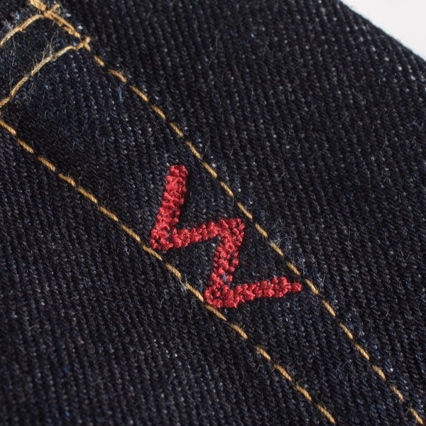 IH-666S-142 14oz Selvedge Denim Slim Straight Indigo - 11