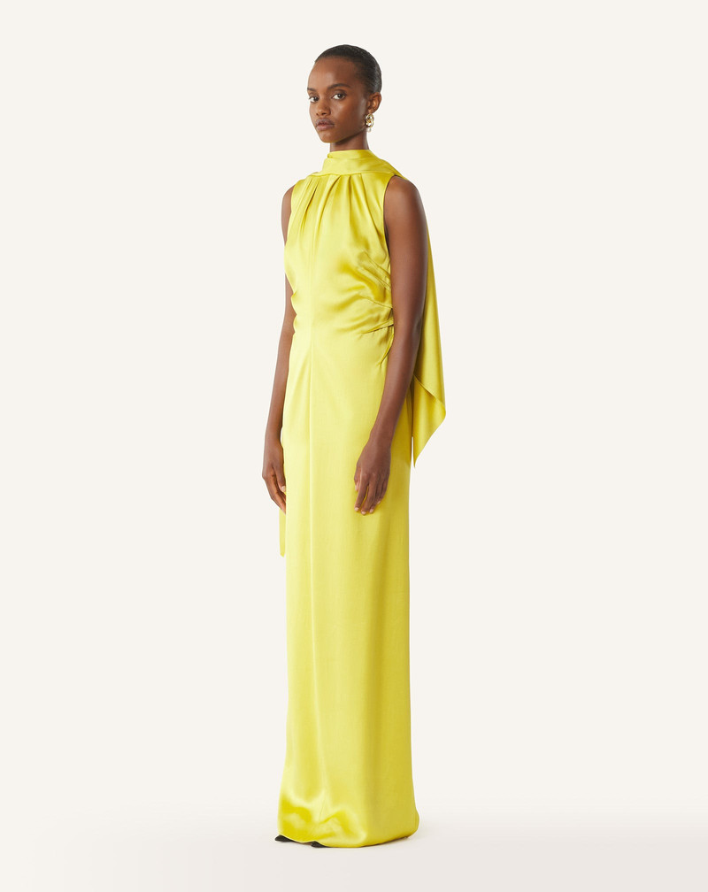 LONG SATIN DRESS 3