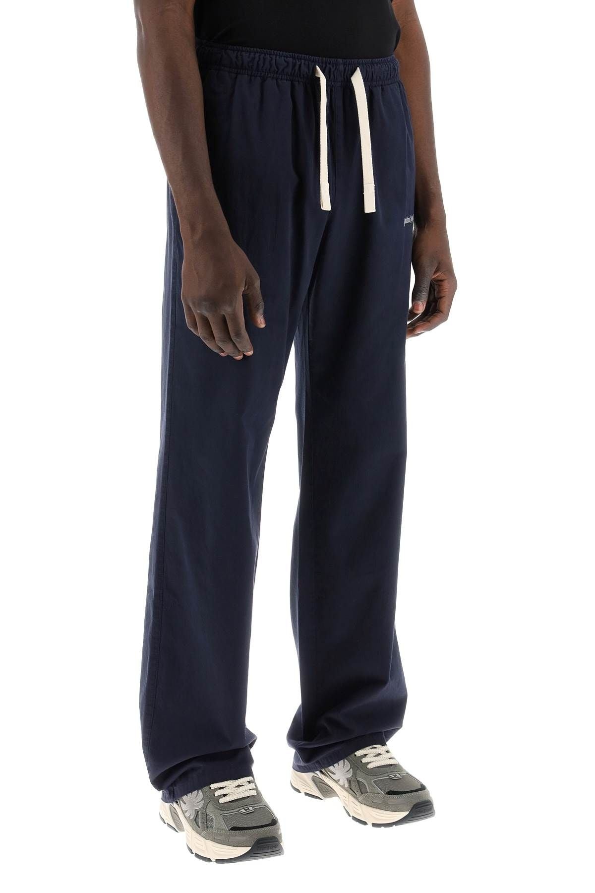 COTTON GABARDINE TRAVEL JOGGERS - 3