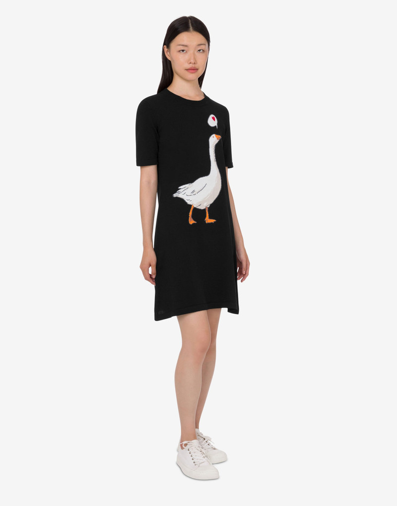 GOOSE COTTON KNIT DRESS 1