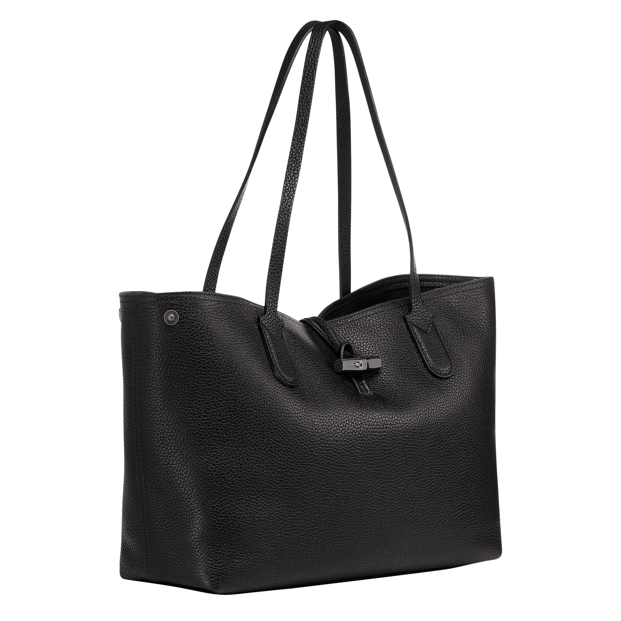 Roseau Essential L Tote bag Black - Leather - 3