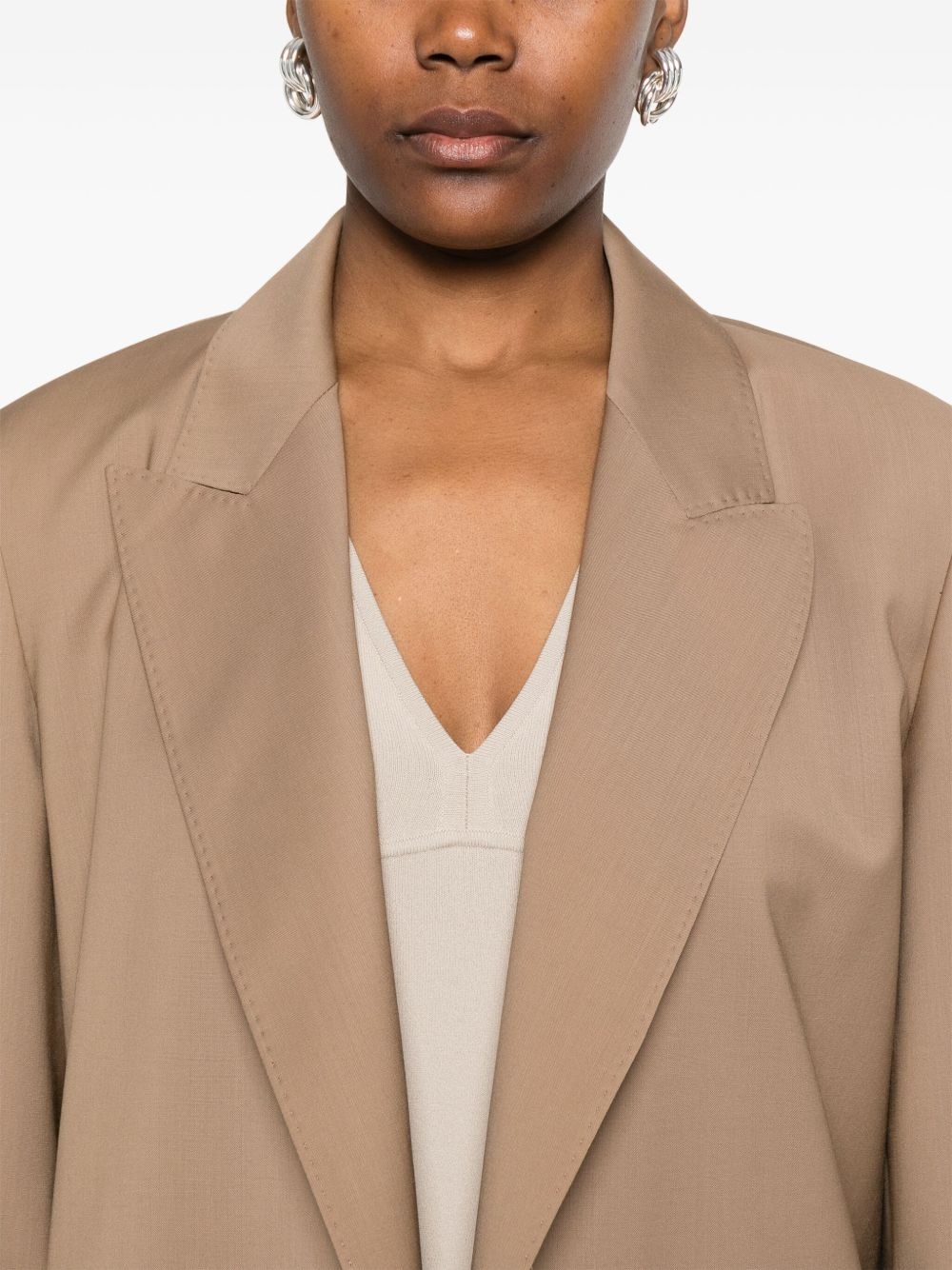 single-breasted blazer - 5