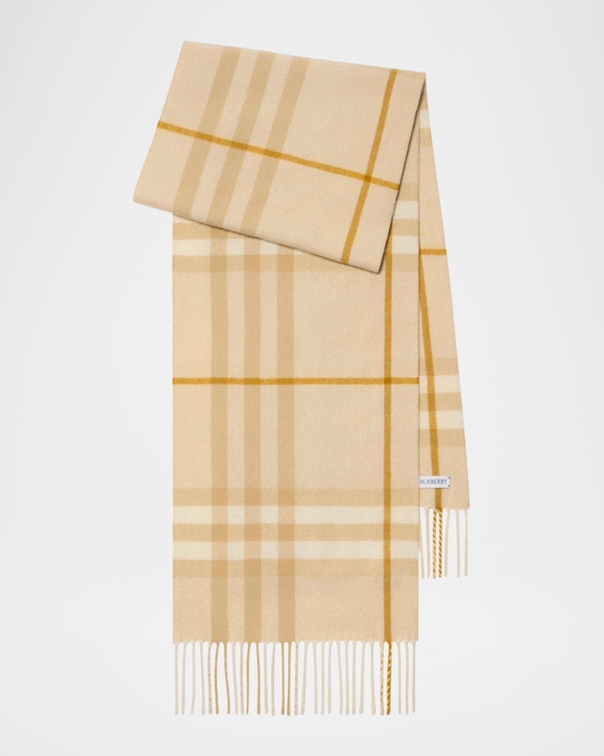 Giant Check Cashmere Scarf - 2