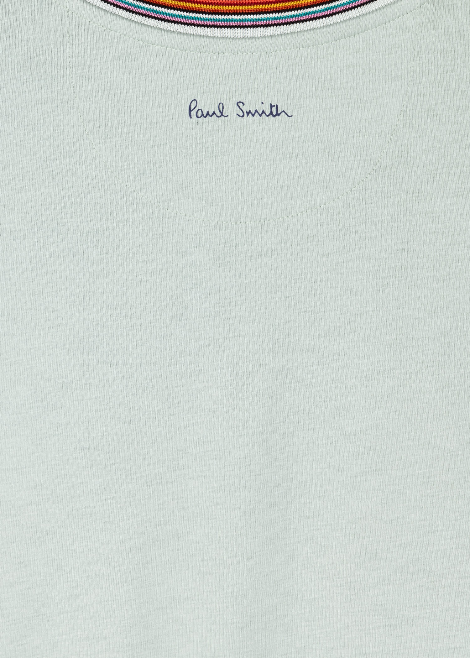 Duck Egg Blue 'Signature Stripe' T-Shirt - 2