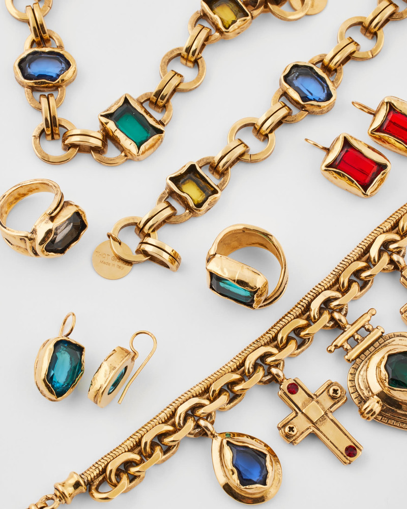 Necklace With Coloured Rhinestones 5