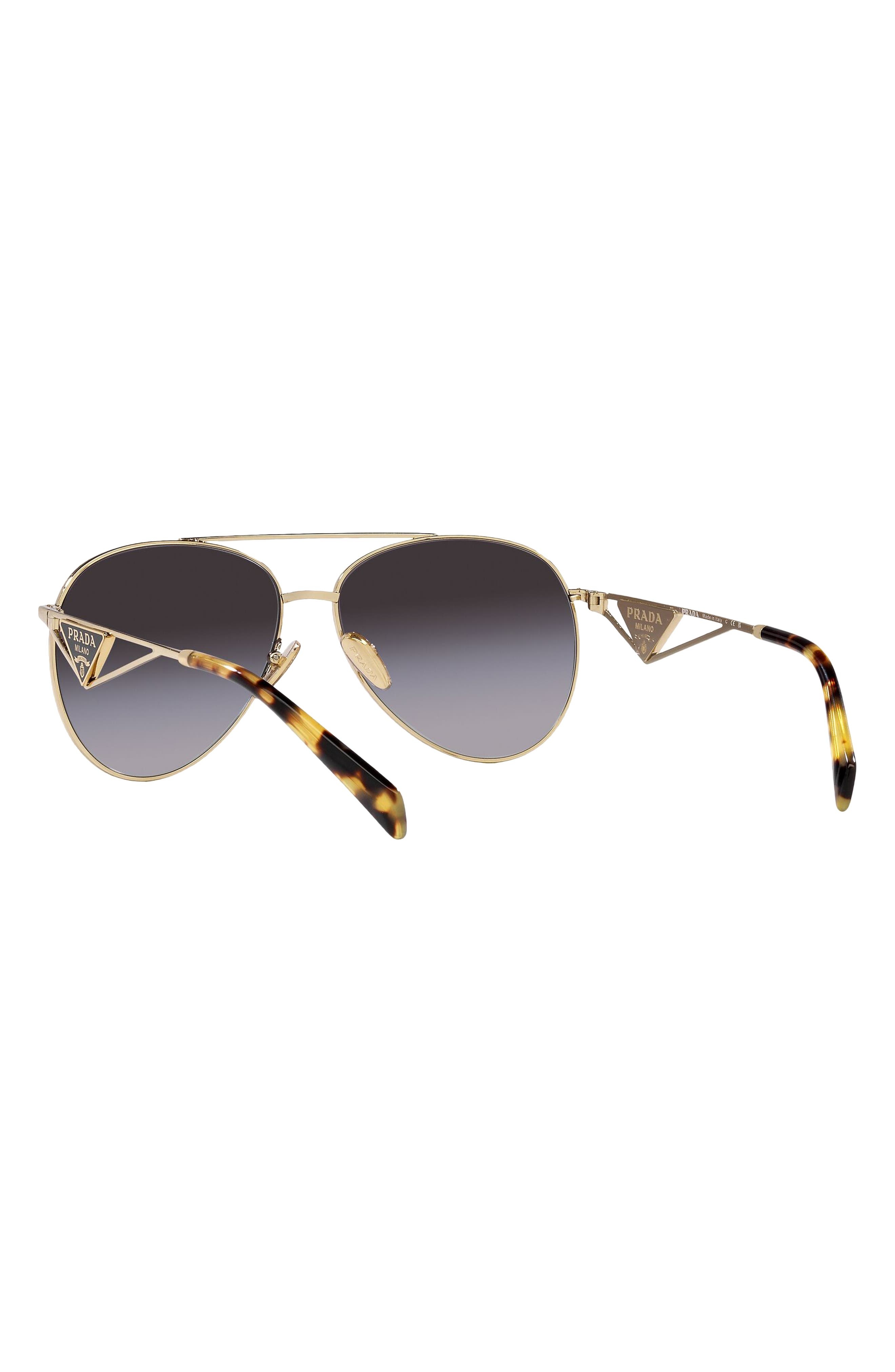 58mm Gradient Pilot Sunglasses - 7