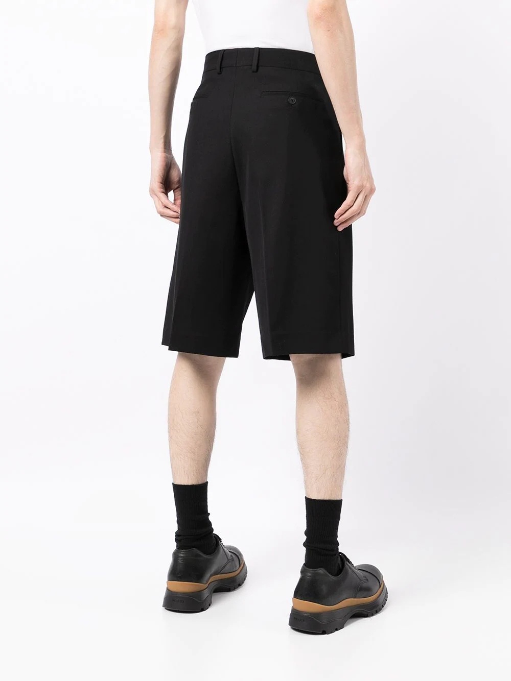 tailored knee-length shorts - 4