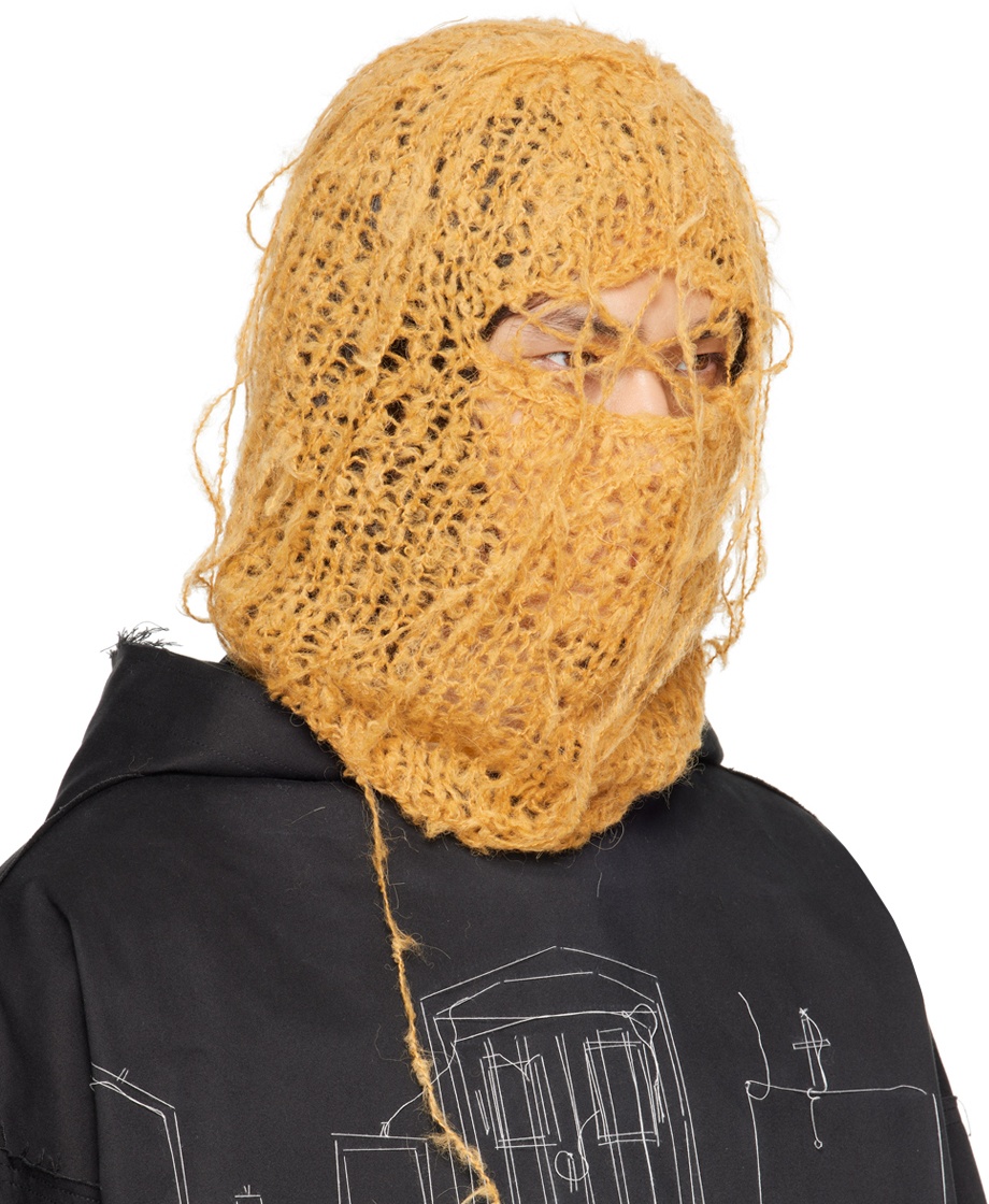 Yellow Loose-Thread Balaclava - 2