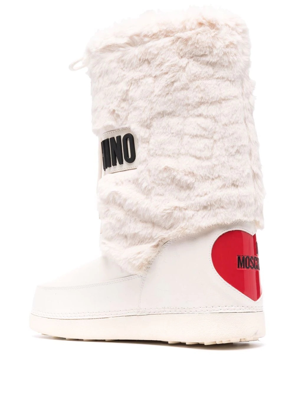 faux-fur logo boots - 3